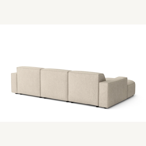 Olio Selezione Sofa w kształcie litery L Tkanina Raven 24